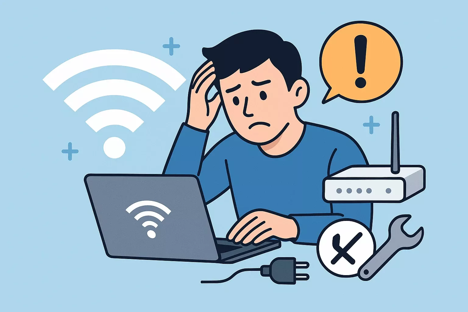 Wi-Fiが遅い・つながらないときの対処法