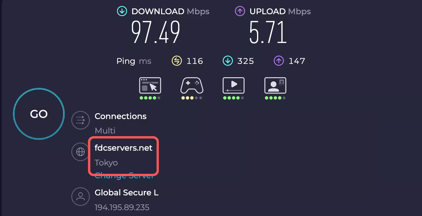 1. 【実測データ】NordVPN + モバイルデータ（テザリング）